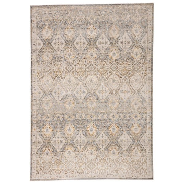 Paisaje Hakeem Oriental Gray & Gold Area Rug , 7 ft. 10 in. x 10 ft. 6 in. PA1810184